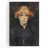 Carmen by Henri de Toulouse-Lautrec - Captivating Portrait Wall Art