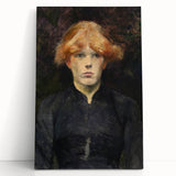 Carmen by Henri de Toulouse-Lautrec - Captivating Portrait Wall Art