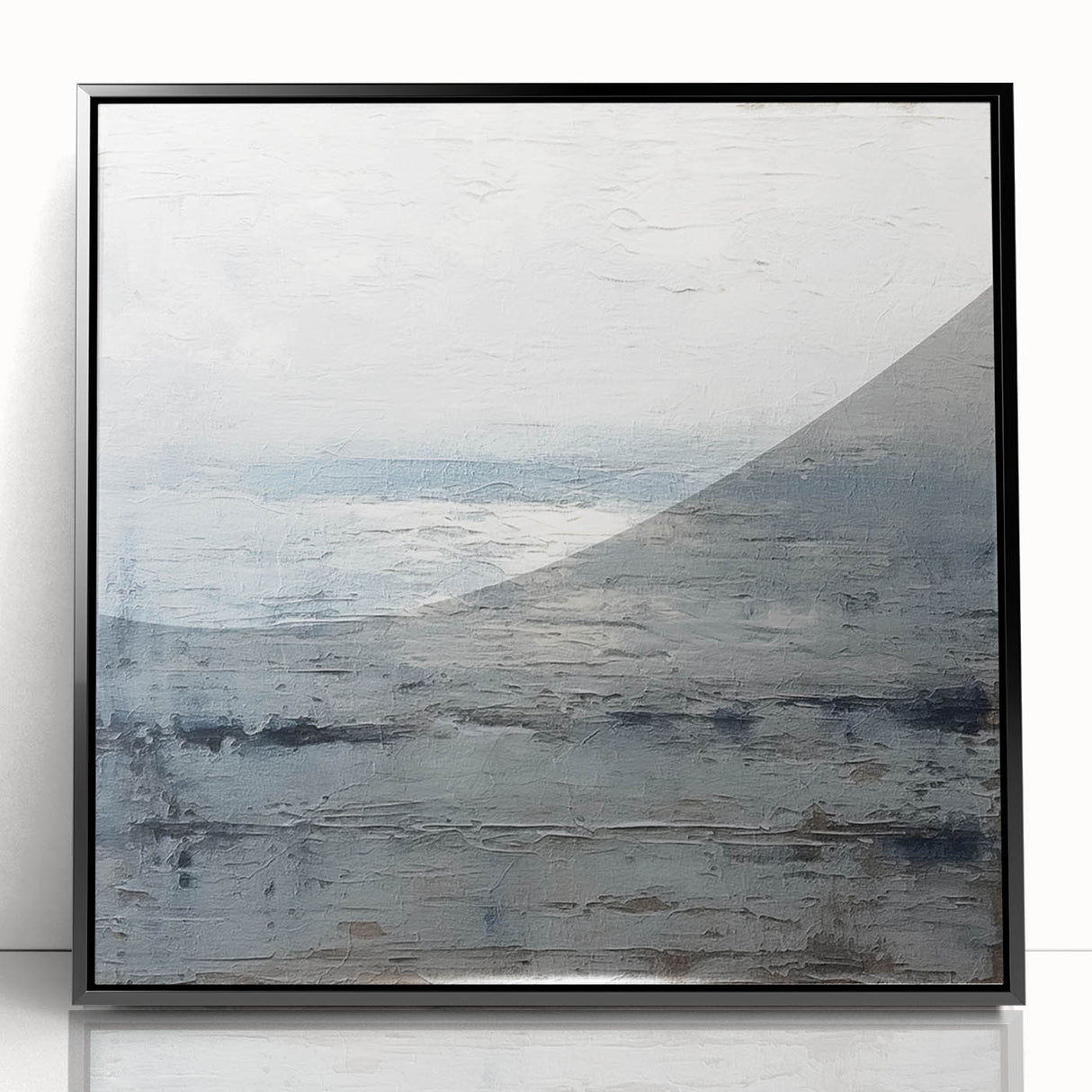Framed black acrylic wall art featuring abstract strokes in dynamic colors, perfect for modern decor. Ideal for adding a contemporary touch to living spaces.