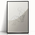 Semi-Nude Seated Woman by Ananda K. Coomaraswamy - Elegant Line Art