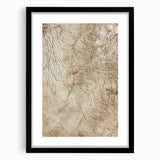 Abstract wall art featuring dynamic strokes in shades of black, white, and gray, framed with a sleek mat for an elegant presentation, ideal for modern decor.