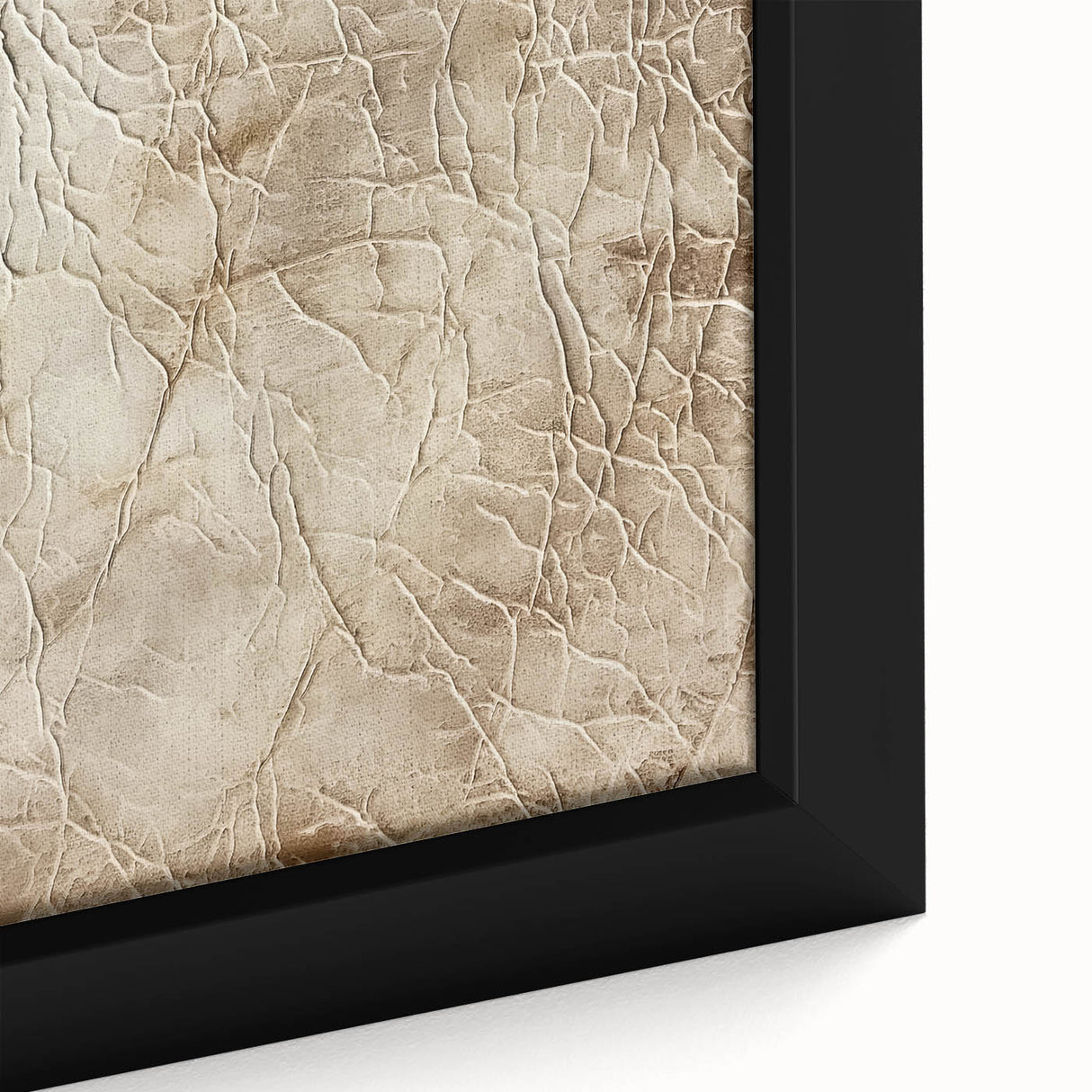 Close-up of an abstract strokes wall art piece, showcasing vibrant colors and dynamic brushwork on a framed canvas, perfect for modern home decor.