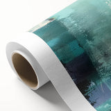 Abstract strokes wall art on rolled canvas, showcasing vibrant colors and dynamic patterns, ideal for modern home decor. Perfect for adding a contemporary touch to any space.