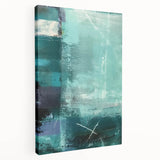 Abstract strokes wall art on a stretched canvas, showcasing vibrant colors and dynamic patterns, ideal for modern home decor. This artwork adds a contemporary touch to any room with its unique design and artistic flair.