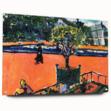 Modern Wall Art: Vibrant Luxembourg Gardens Scene by Sayen