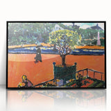 Modern Wall Art: Vibrant Luxembourg Gardens Scene by Sayen