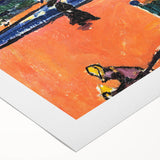 Modern Wall Art: Vibrant Luxembourg Gardens Scene by Sayen