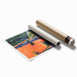 Modern Wall Art: Vibrant Luxembourg Gardens Scene by Sayen