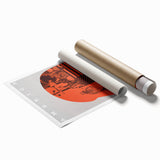 America: The Declaration Art Poster - Bold 1970 Graphic Collage