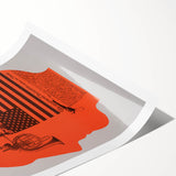 America: The Declaration Art Poster - Bold 1970 Graphic Collage