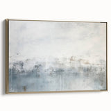 Framed canvas artwork showcasing abstract strokes in gold and muted colors, emphasizing modern design elements for stylish home decor. Perfect for enhancing contemporary interiors.