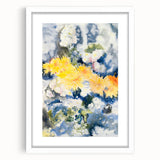 Yellow and Blue Watercolor Flowers - Charles Demuth (1915)