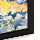 Yellow and Blue Watercolor Flowers - Charles Demuth (1915)