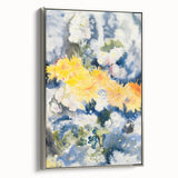 Yellow and Blue Watercolor Flowers - Charles Demuth (1915)