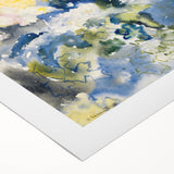 Yellow and Blue Watercolor Flowers - Charles Demuth (1915)