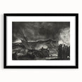 Modern Wall Art: Dramatic Seascape in Black and White by Bellows