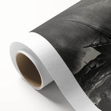 Modern Wall Art: Dramatic Seascape in Black and White by Bellows