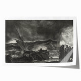Modern Wall Art: Dramatic Seascape in Black and White by Bellows
