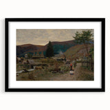 Classic Romantic Paintings: Volovec Landscape Romanticism Wall Art
