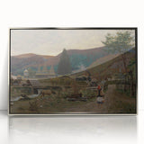 Classic Romantic Paintings: Volovec Landscape Romanticism Wall Art