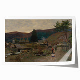 Classic Romantic Paintings: Volovec Landscape Romanticism Wall Art