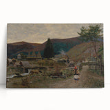 Classic Romantic Paintings: Volovec Landscape Romanticism Wall Art