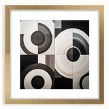 Modern Monochrome Bedroom Wall Art - Black and White Canvas Print