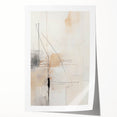 Contemporary Dining Art Pieces - Abstract Beige & Black Wall Décor