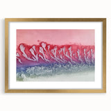 Abstract Office Wall Art – Red & Blue Gradient Canvas Print