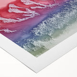 Abstract Office Wall Art – Red & Blue Gradient Canvas Print