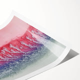 Abstract Office Wall Art – Red & Blue Gradient Canvas Print