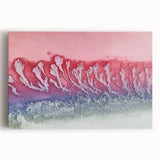 Abstract Office Wall Art – Red & Blue Gradient Canvas Print