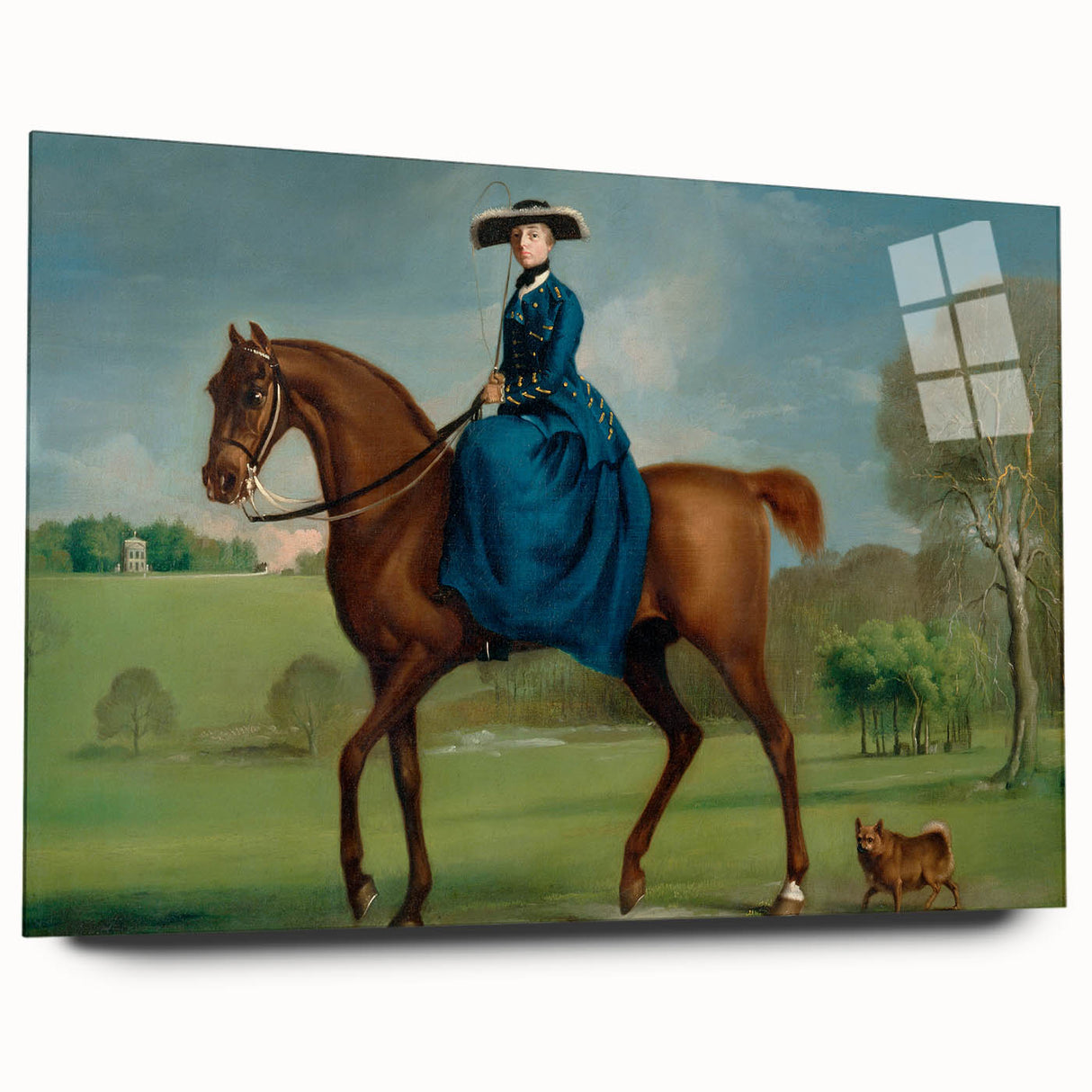 18th Century Neoclassical Equestrian Art Print of Countess