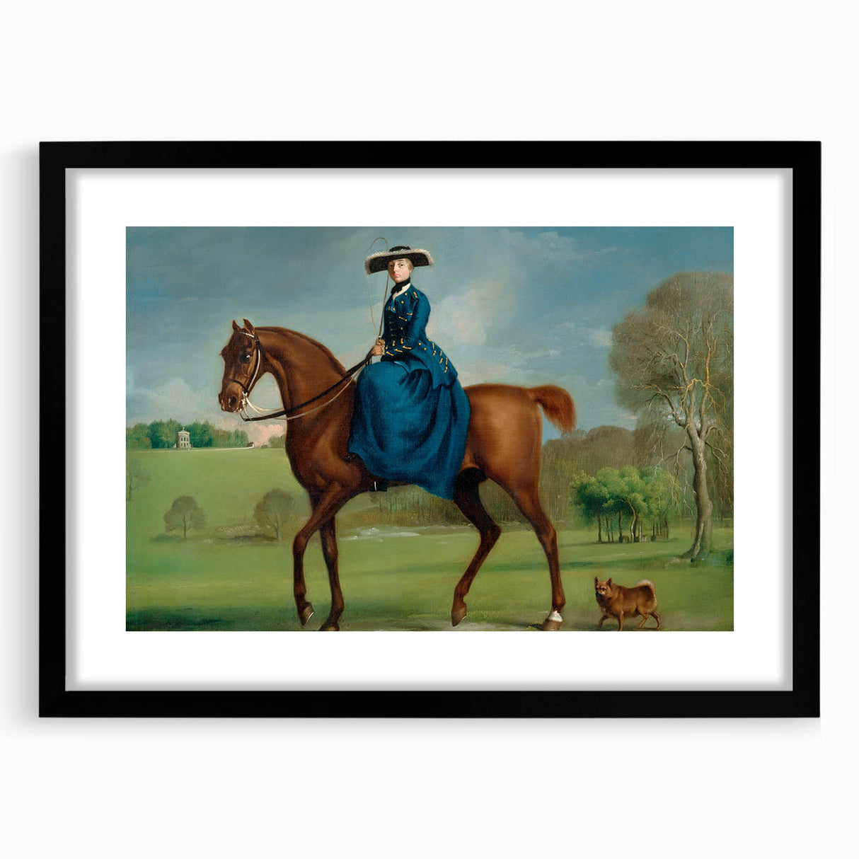 18th Century Neoclassical Equestrian Art Print of Countess