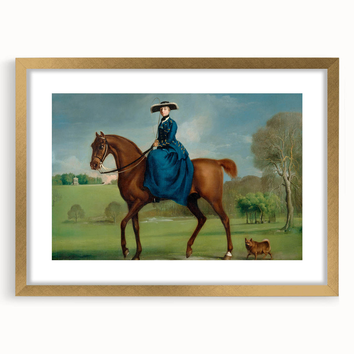 18th Century Neoclassical Equestrian Art Print of Countess