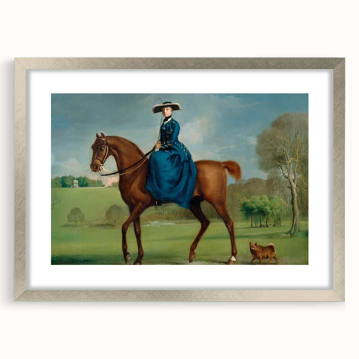 18th Century Neoclassical Equestrian Art Print of Countess