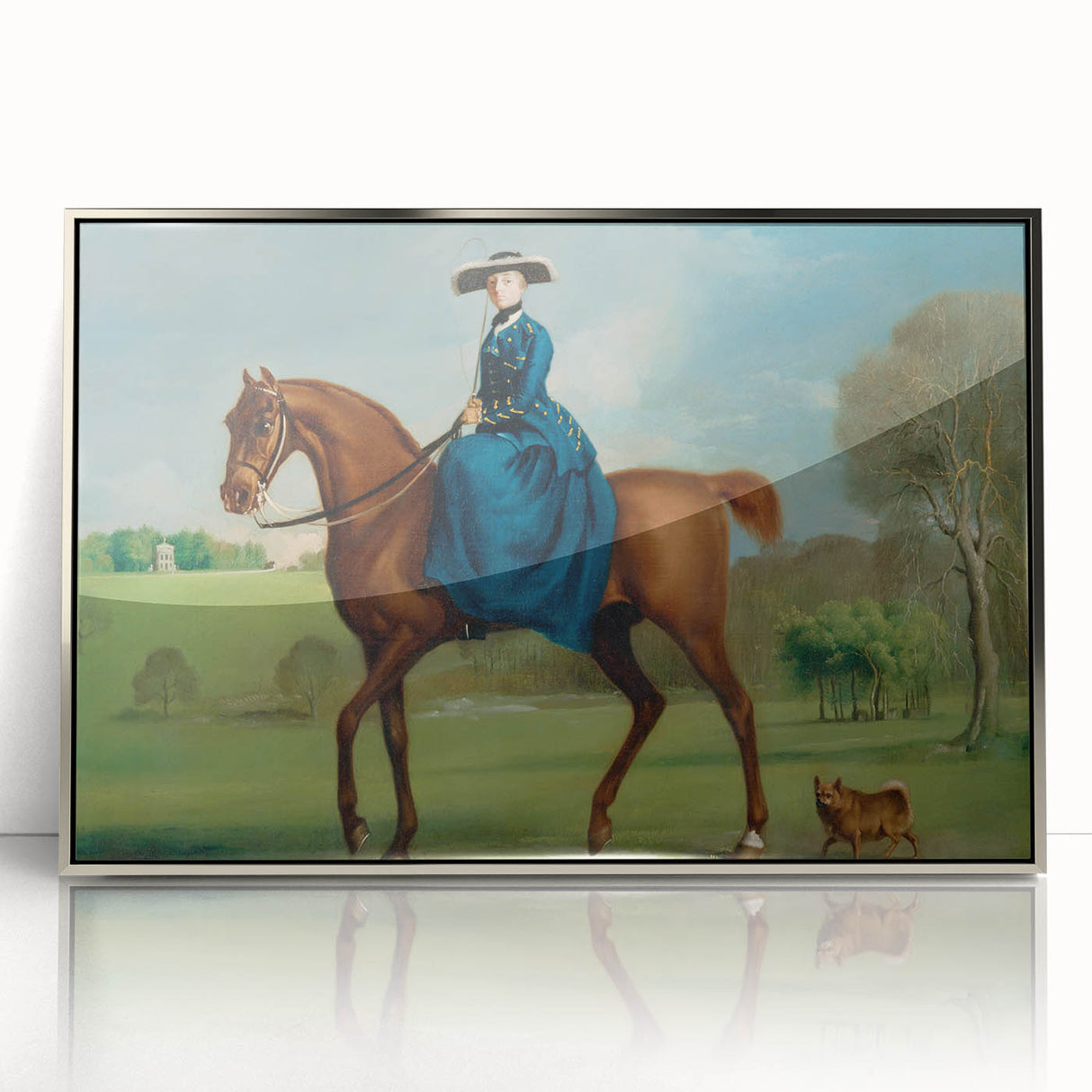 18th Century Neoclassical Equestrian Art Print of Countess