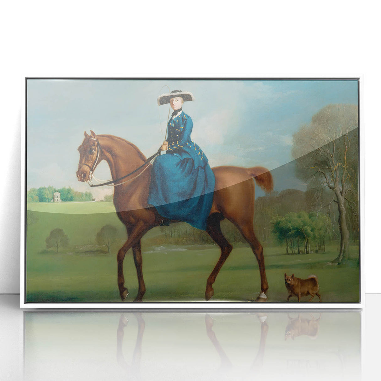 18th Century Neoclassical Equestrian Art Print of Countess