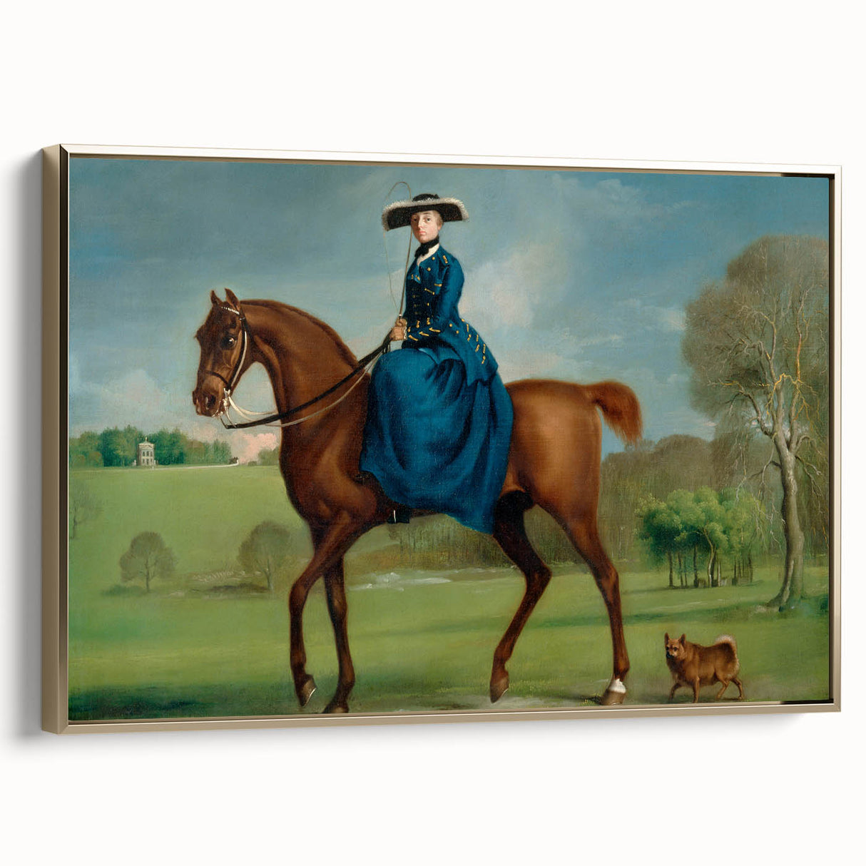18th Century Neoclassical Equestrian Art Print of Countess