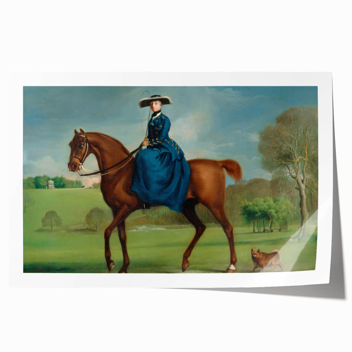 18th Century Neoclassical Equestrian Art Print of Countess