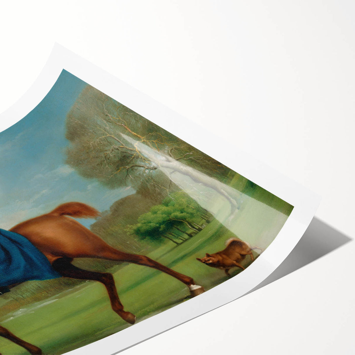 18th Century Neoclassical Equestrian Art Print of Countess