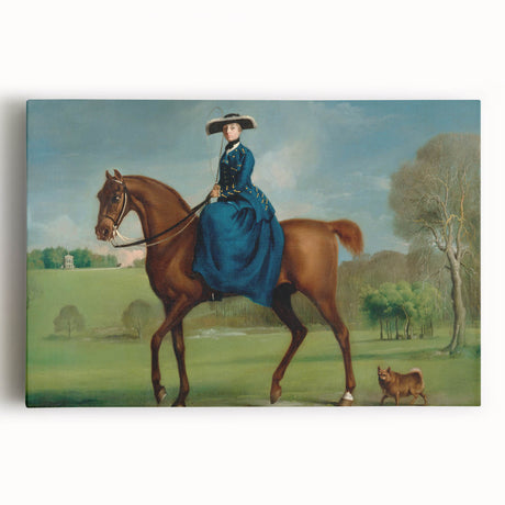 18th Century Neoclassical Equestrian Art Print of Countess