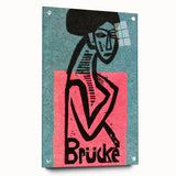 Expressionist Art: Brücke Exhibition Poster by Kirchner Print