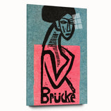 Expressionist Art: Brücke Exhibition Poster by Kirchner Print