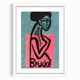 Expressionist Art: Brücke Exhibition Poster by Kirchner Print