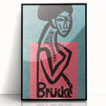 Expressionist Art: Brücke Exhibition Poster by Kirchner Print