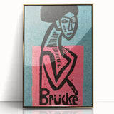 Expressionist Art: Brücke Exhibition Poster by Kirchner Print