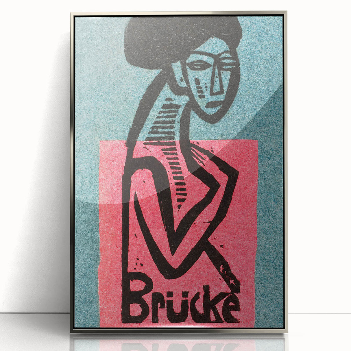 Expressionist Art: Brücke Exhibition Poster by Kirchner Print