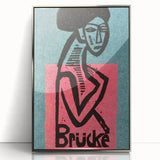 Expressionist Art: Brücke Exhibition Poster by Kirchner Print