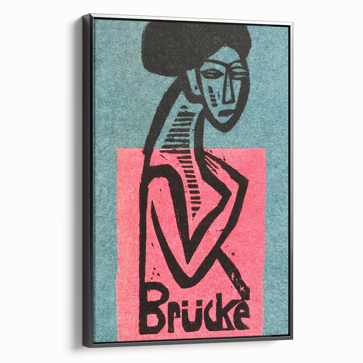 Expressionist Art: Brücke Exhibition Poster by Kirchner Print